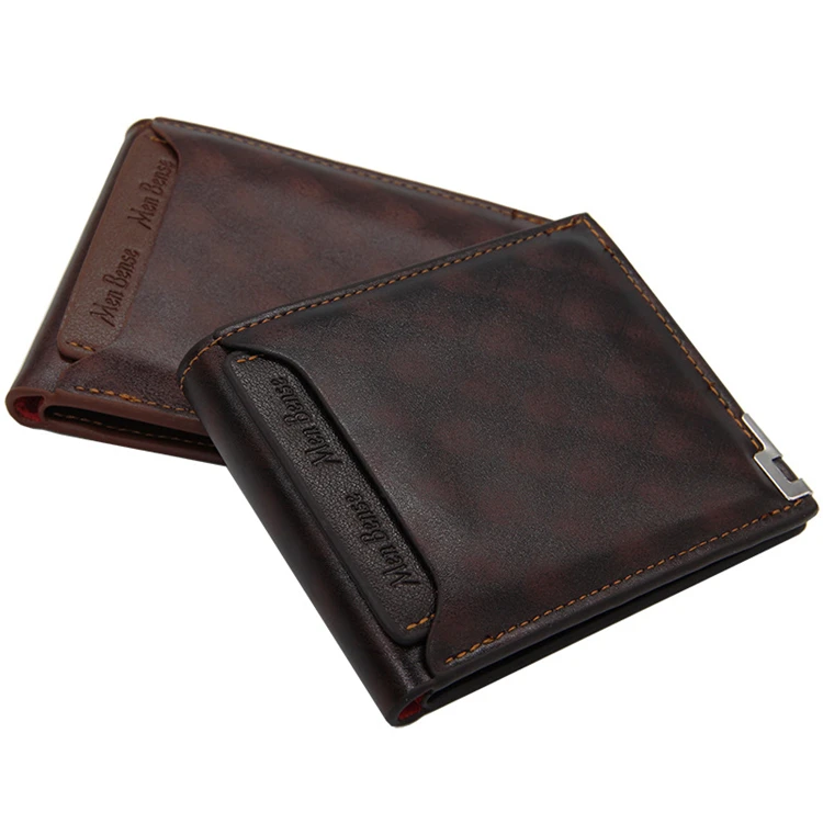 

custom competitive price cool design fashion brand leather wallet men 2021