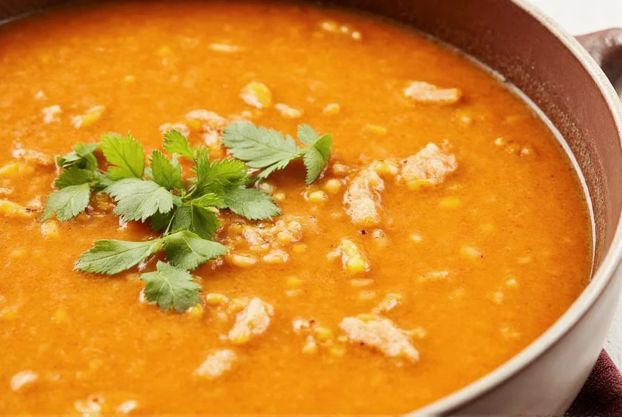 Dishes from different cuisines including Thai soup, Mexican posole, Indian dal, French consommé, and Middle Eastern lentil soup