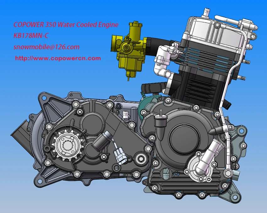 
KB178MN-C CTV Water Cooling Engine Designed for snowmobile ATV UTV Buggy go Kart engine (Direct factory) 