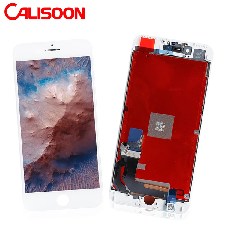 

Calisoon moblie phone lcd tft display LCD for iphone 7 touch screen digitizer oem, White, black