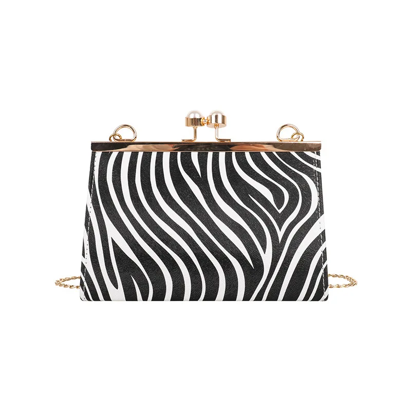 

Cow stria and Zebra stripes and chain Style PU material women Bolso De Mano Messenger bag handbag, Zebra pattern, milk cow pattern white, milk cow pattern beige