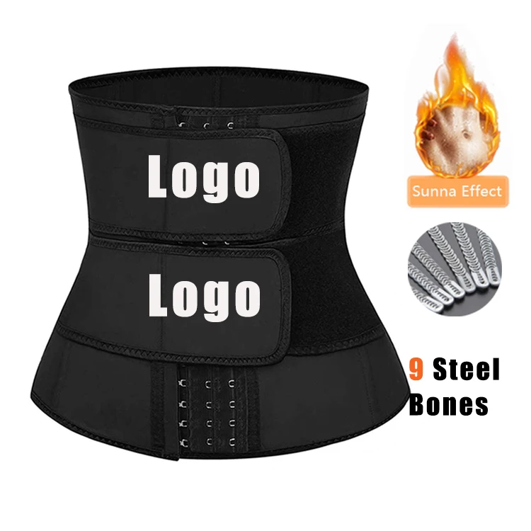 

Starwin OEM&ODM Wholesale Custom Logo 9 Steel Bone Waist Support Cincher Corset Neoprene Waist Trainer For Women, Black