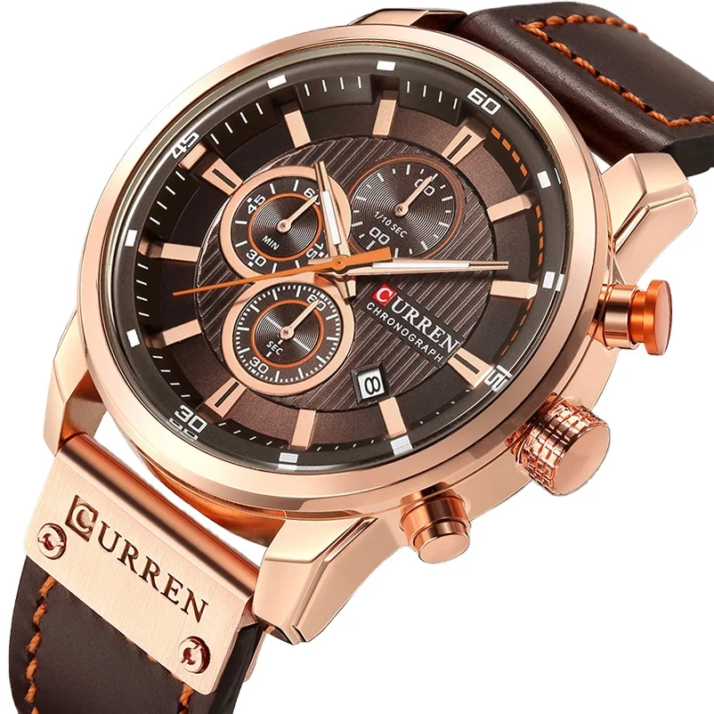 

Curren 8291 Men Quartz Watches Chronograph Sports Watch Male Clock Watches Luxury Brand Watch Stainless Steel Hot Sale Reloj