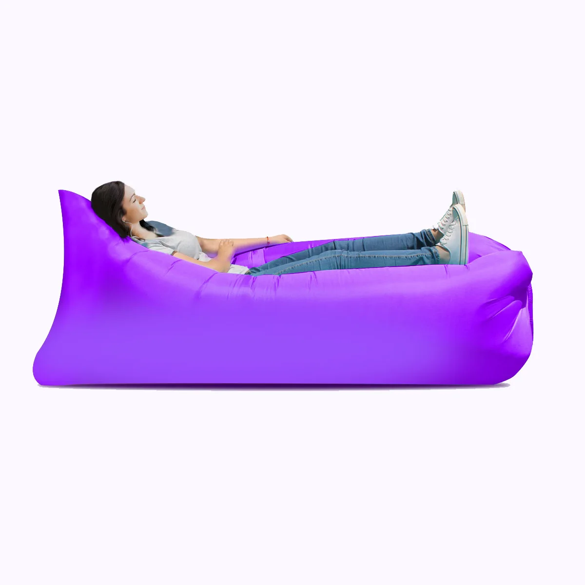 

Camping chair Beach Picnic Inflatable Sofa Lazy Ultralight Down Sleeping Bag Air Bed Inflatable Sofa Lounger Outdoor Furniture