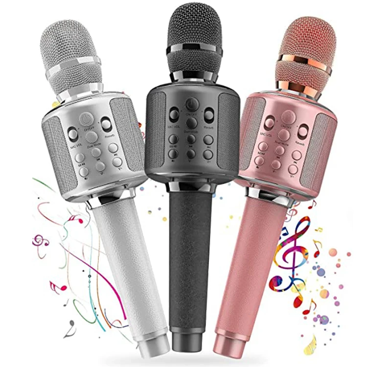 

Professional Usb Wireless Speaker Mini Youtuber Recording Condenser Players Karaoke Bluetooths Microphones, Custom