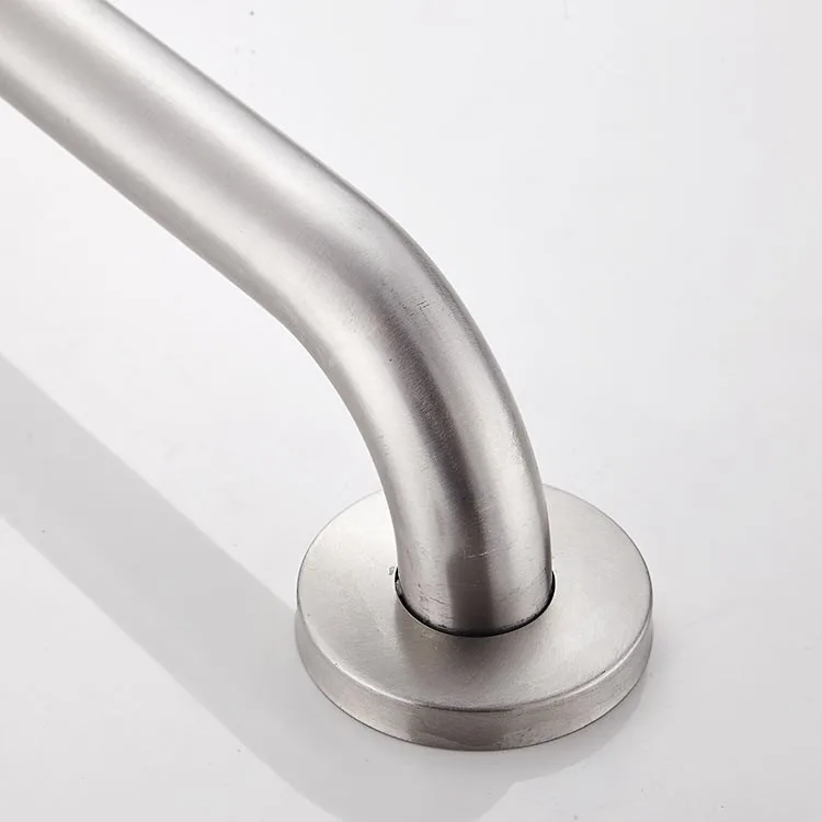 bathroom-grab-bars-ada-7W016-corner-disc-flange-close-up-brushed-stainless-continuous-bend