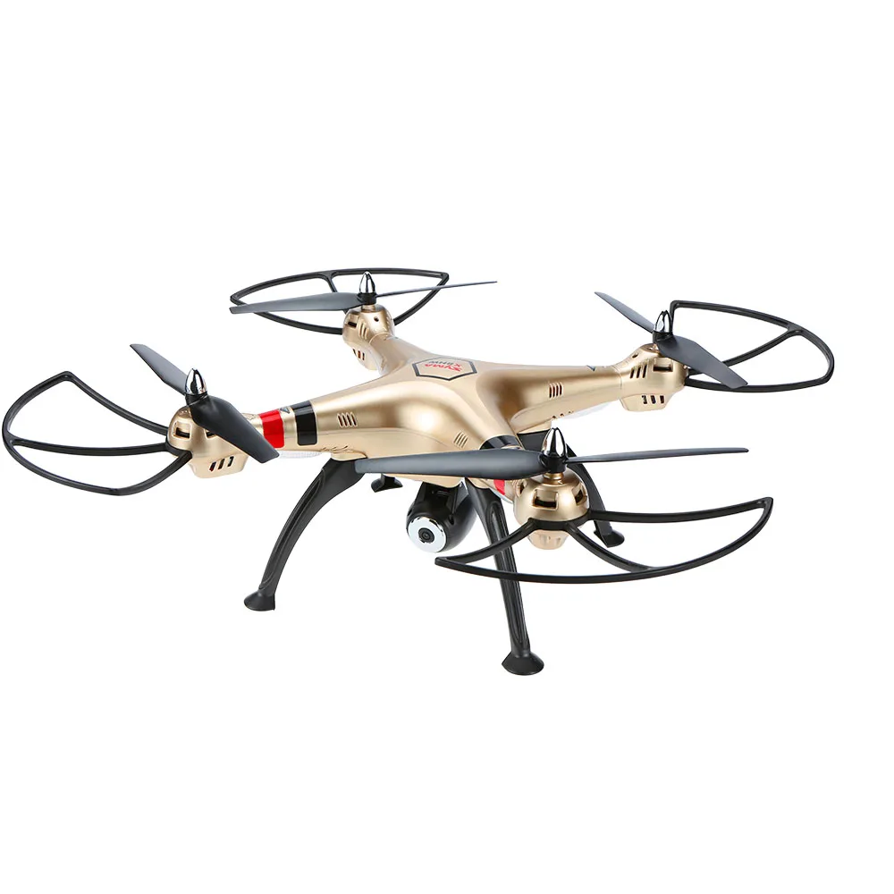 

XUEREN Syma X8HW Drone 2MP WIFI FPV Real-time 2.4Ghz 6 Axis Gyro Headless Mode Quadcopter RC Drone RTF 3D Flips, Brown