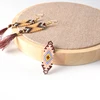 New fashion miyuki seed beads connector evil eye charm bracelet jewelry