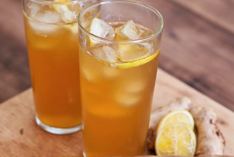 Fresh ginger root versus commercial ginger ale bottle