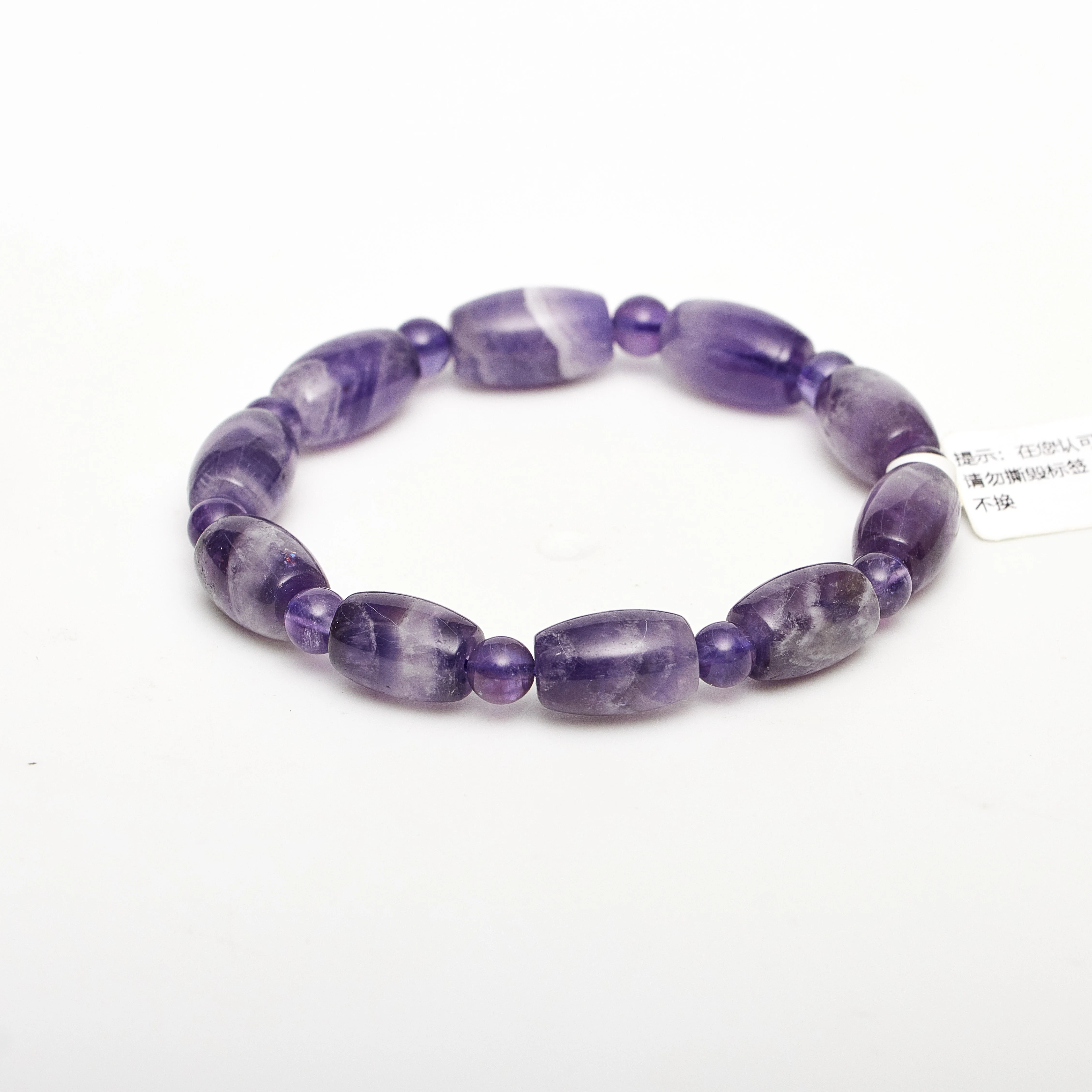 

Hot selling High quality pure natural dream amethyst bucket bead bracelet string bead bracelet exquisite gifts, According the picture