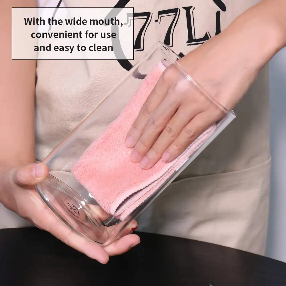 Airtight Food Storage Canisters Glass Jar With Airtight Bamboo Lid