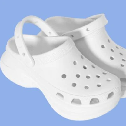 

2020 quality environmental friendly eva high top platform women hole clogs slippers sandals flats shoe slip on summer beach