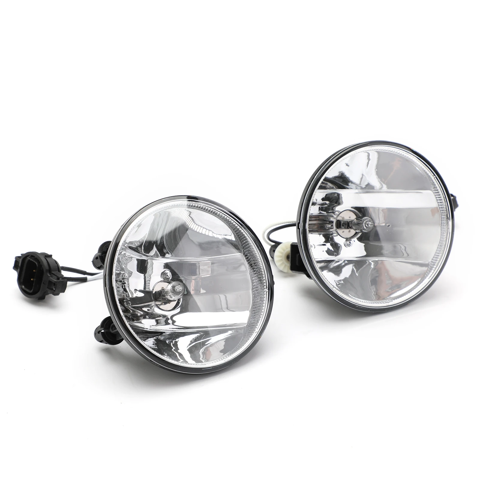 

Areyourshop Pair Fog Light Clear Lens Front Lamps Kit For Chevy Camaro 2010 2011 2012 2013, Black