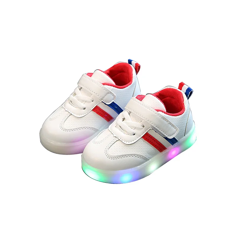 

Hot selling casual Children LED light sport shoes