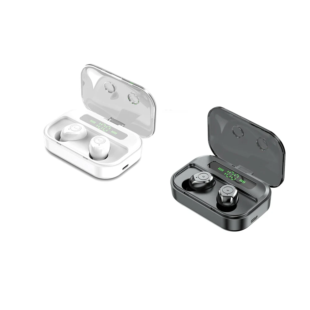 

TWS Wireless Earbuds IPX7 BT Earphone In Ear Headphones 6D Stereo Headset Microphone 2200mAh M7S Wireless Earphone