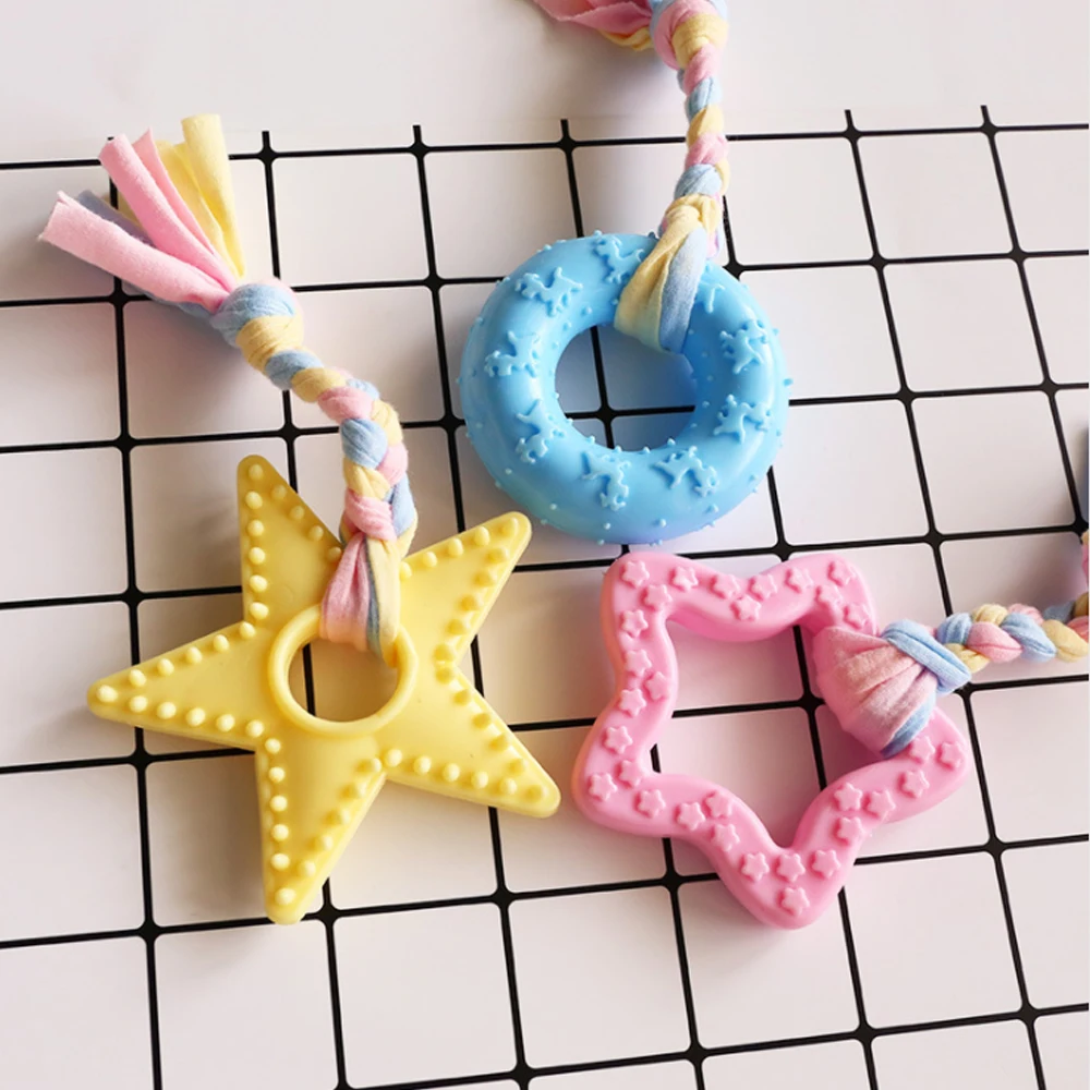 
Custom Amazon Funny Puzzle Recycled Durable Chew Rubber Squeaky Dog Toys 