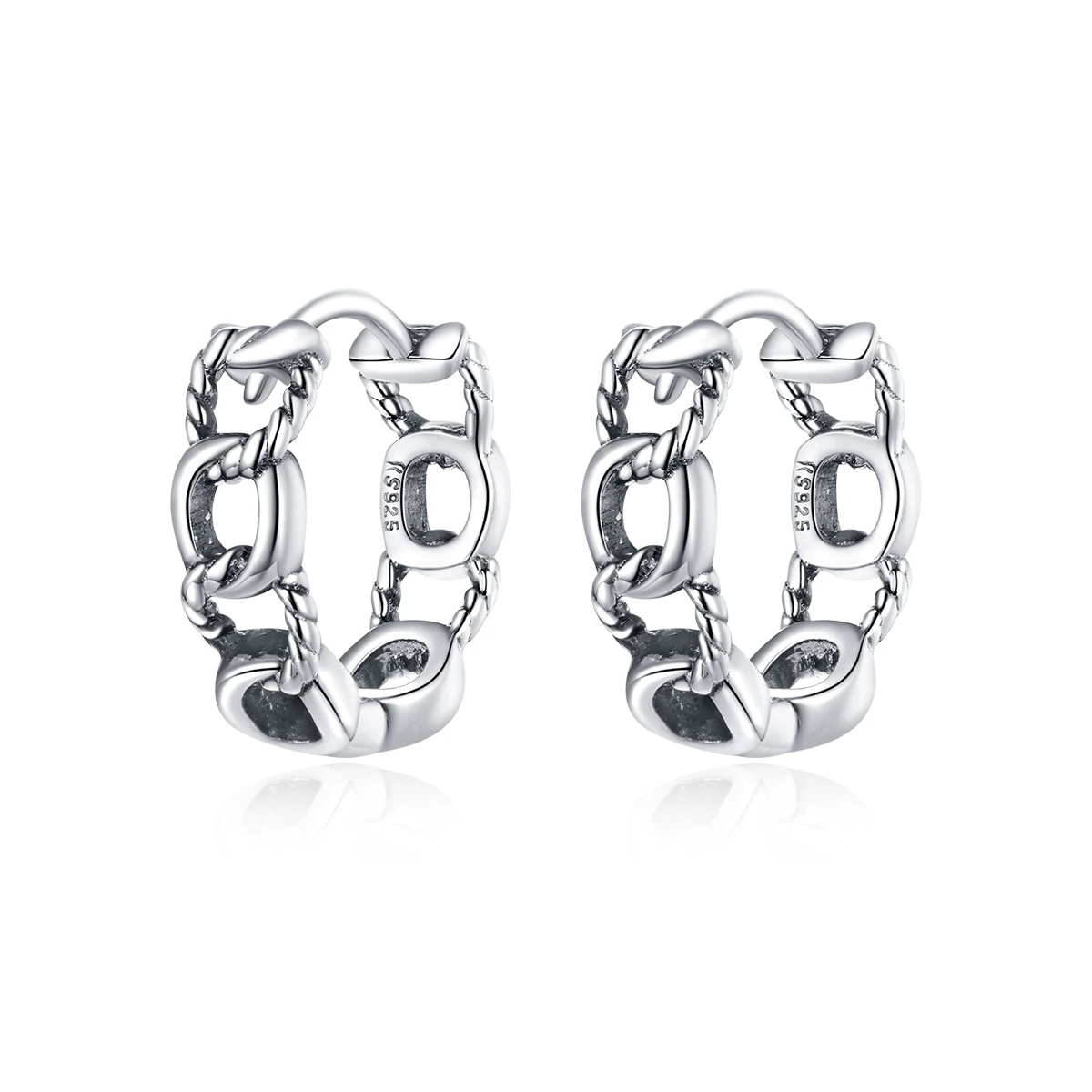 

wholesale price simple 925 silver small hoop earring