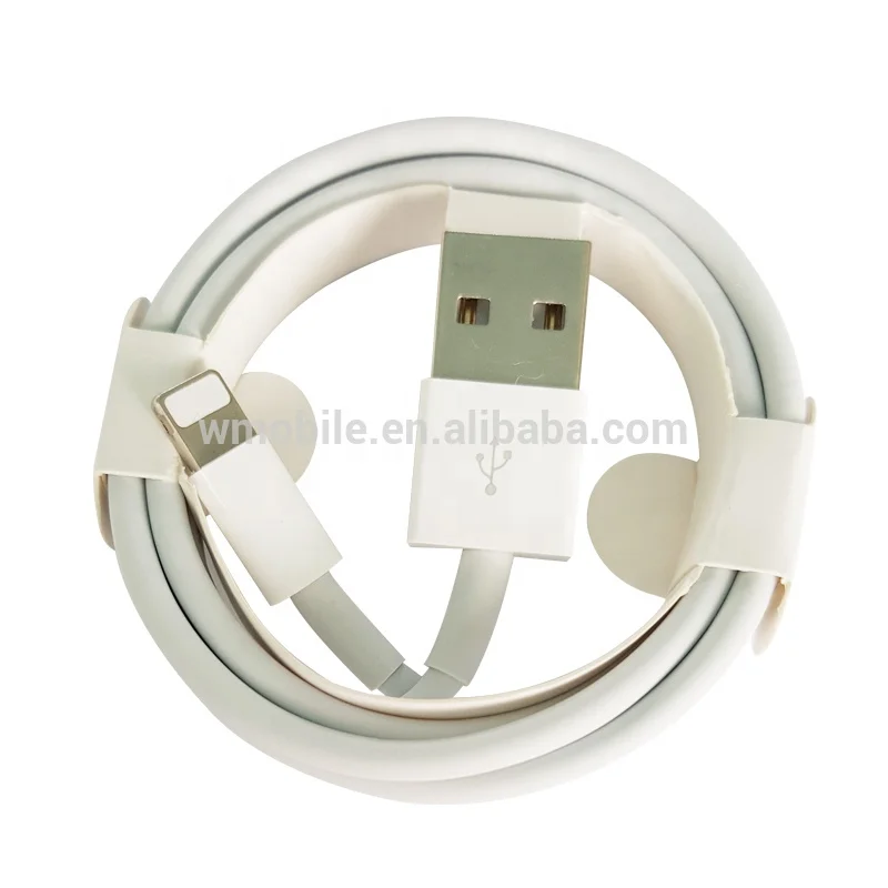 

For IPhone 1M 3FT USB Cable Phone OEM 1A Original Round White USB Cable Charging