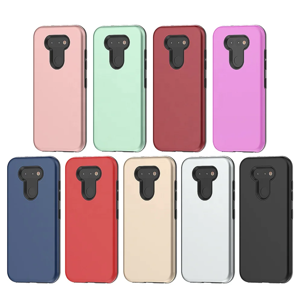 

Hot selling Soft TPU Hard PC Back Cover Mobile Phone Case For LG K31, Multi-color, can be customized