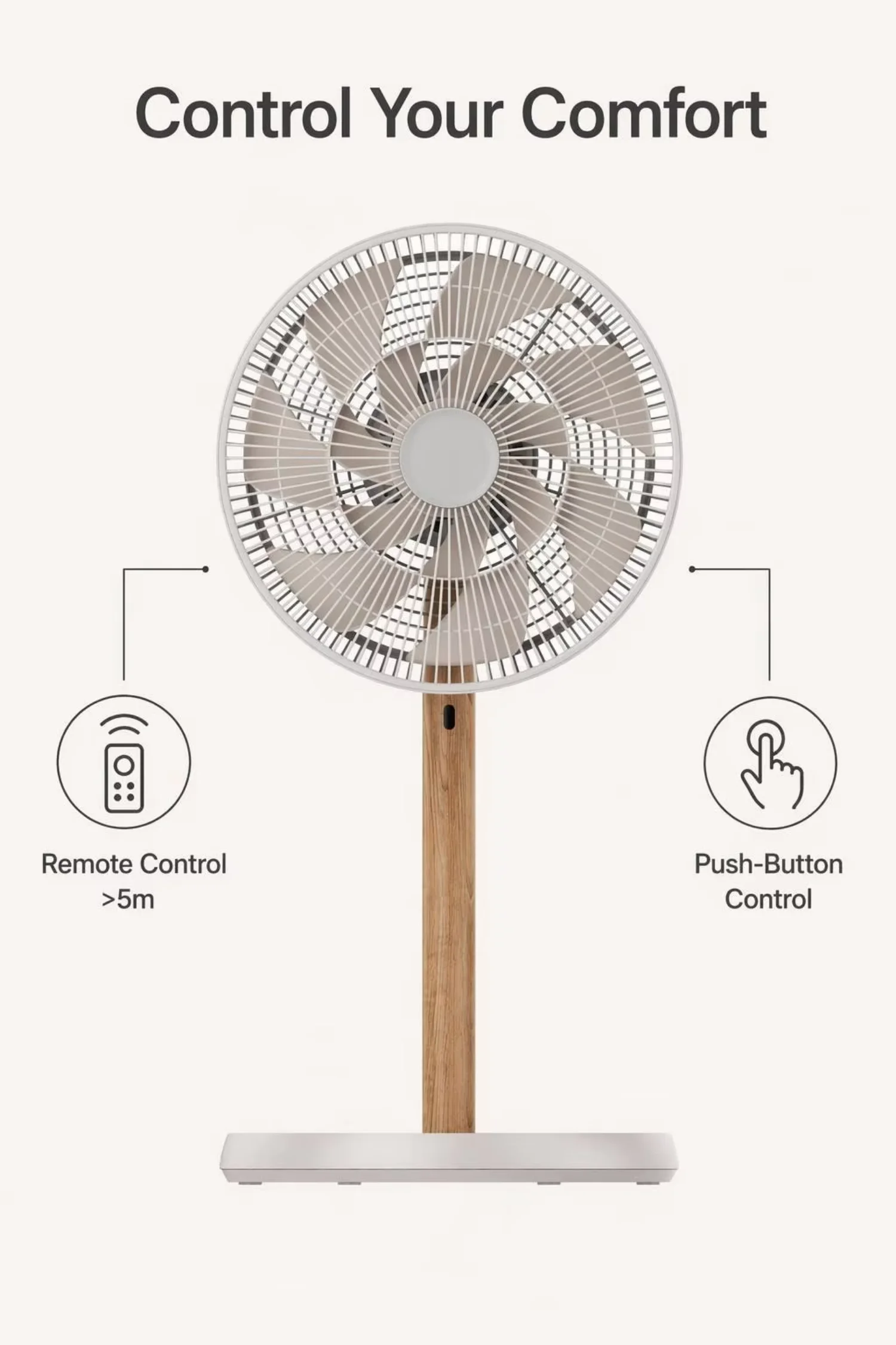 Floor Fan, Portable, 12", 120°, 8-Speed - detail 14