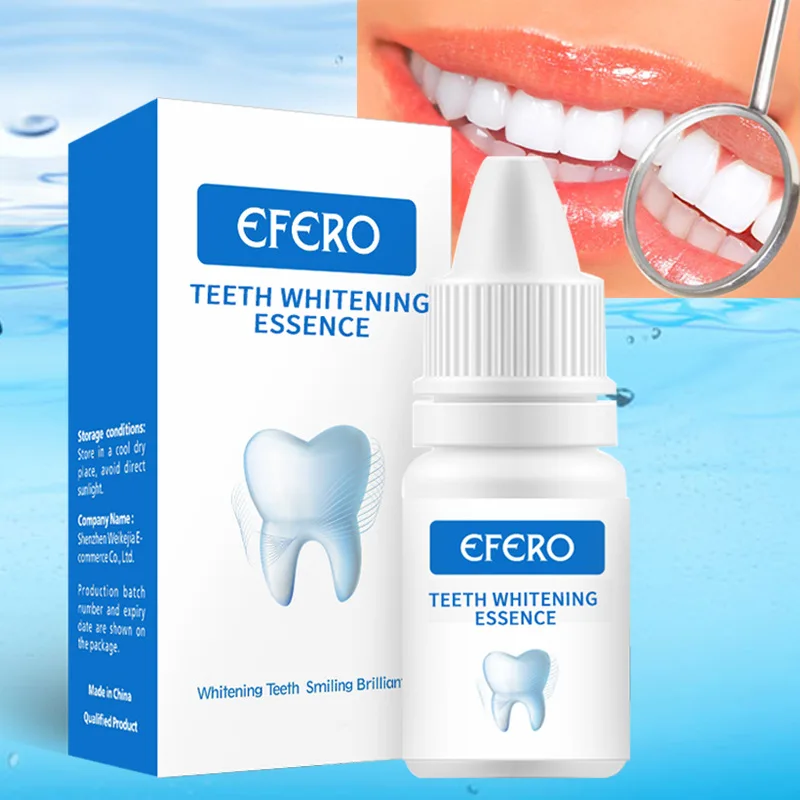 

Private Label Teeth Whitening Serum Tooth Bleaching Dental Liquid Remove Stains Oral Hygiene Cleaning Serum, Transparent