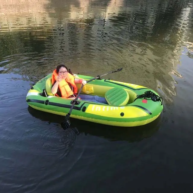 

Funny Summer Use Inflatable Pedal Kayak Single Fishing