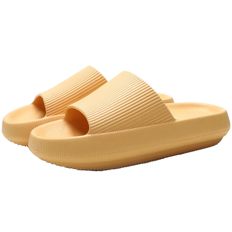 

women leopard home slippers Thick bottom non-slip indoor slippers bathroom, Picture