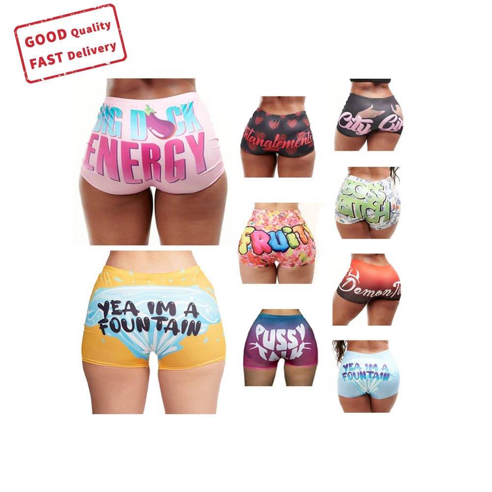 

HGL1621 2021 new arrival hot custom leggings shorts tights leggings fashion printed leggings women short pants, Customized colors