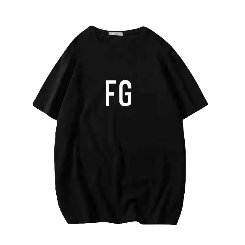 

O-Neck High Quality Fear Of God Men T-shirt Plus Size T-shirts Men's Formal T-shirts, Blue