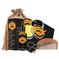 

Private Label Beard Oil Serum Care Products Hair Growth Balm Moisturizer Tin Beard Growth Oil Kit