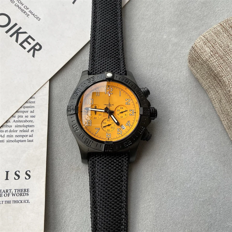 

XIYI3A Luxury Quality waterproof Sapphire Glass 316L Stainless Steel Quartz movement Men BR Wrist Watches