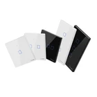 オリジナル Sonoff TX T1 T2 T3 米国英国 EU 標準強化ガラスタッチ壁 Wifi スマートスイッチ rf リモート機能