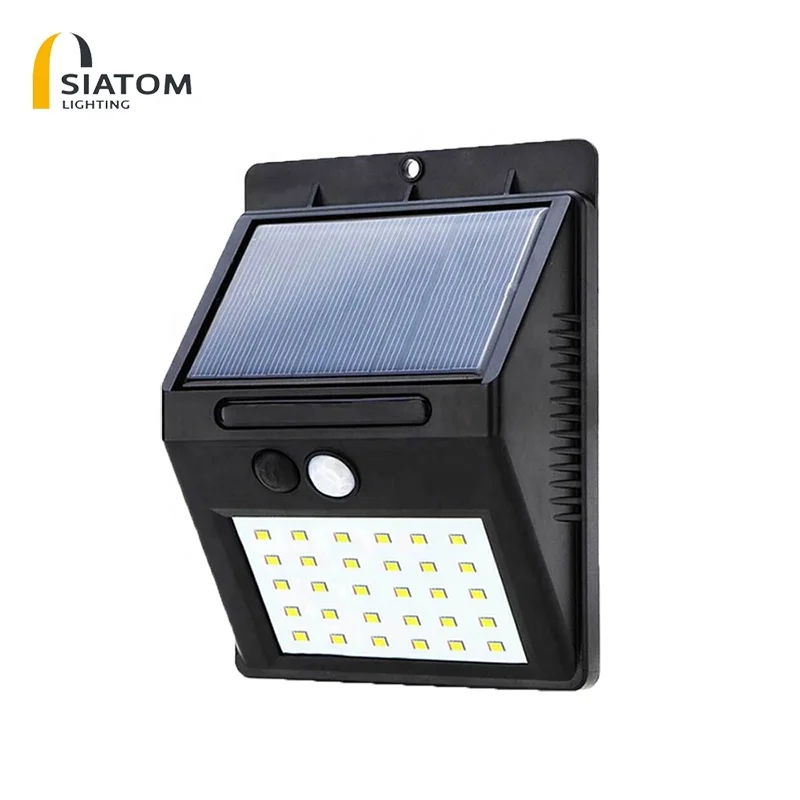 2020 Wholesale High Quality Outdoor 20 30 Led Security Sensor Lamp Solar Powered Wall Light