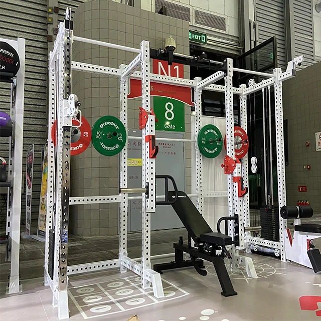 

Crossmax Gym Equipment Weight Lifting Fitness Power Rack cable crossover machine multifunctional gym machine, Optional