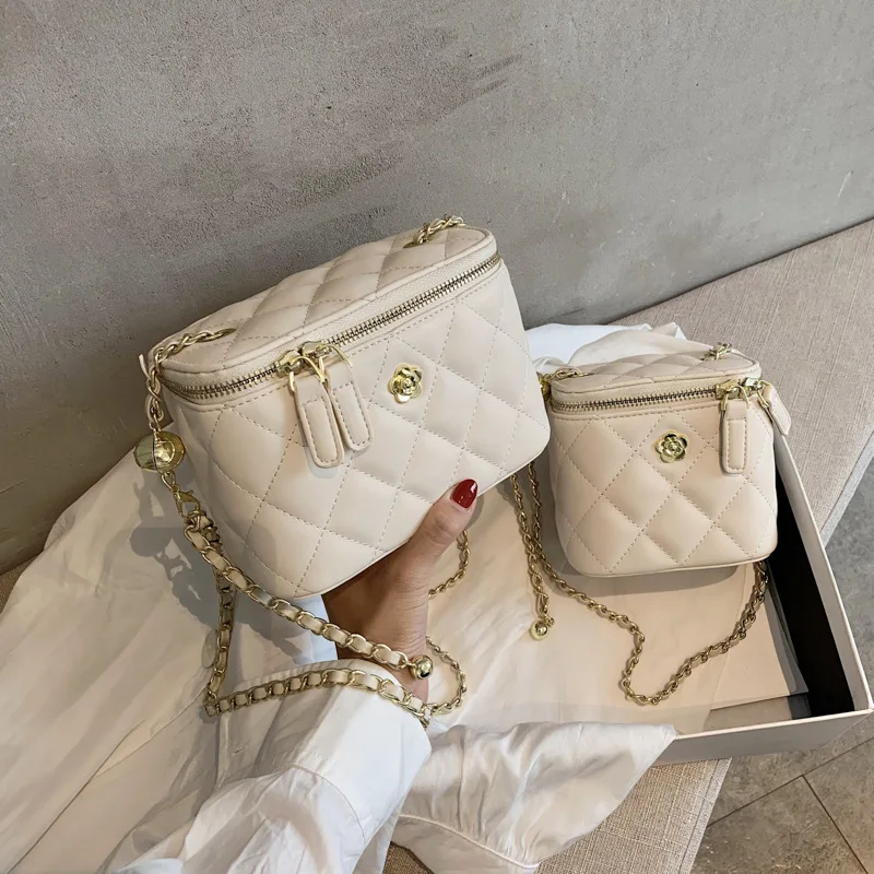 

Women's Bag Lingge Chain All-match Shoulder Bag Casual Mini Messenger Small Square