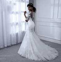 

hb10868a 2020 new tail wedding dress European and American fashion wedding dress