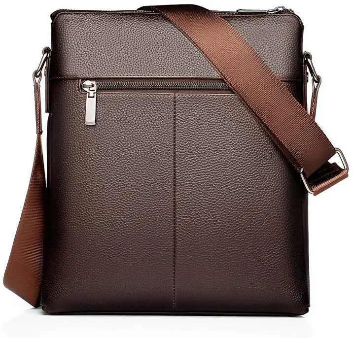 Small Mens Crossbody Bag Shoulder Bag Faux Leather Messenger Bag With ...