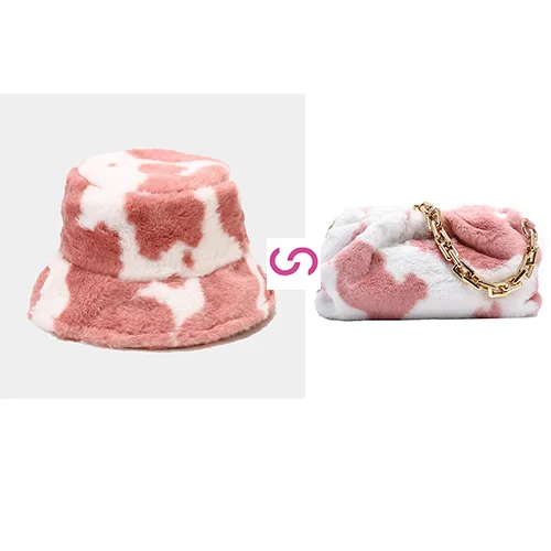 

2021 new arrival women's 2 piece tiedye summer matching bag and hat set Cows hat and purse sets for ladies, Picture