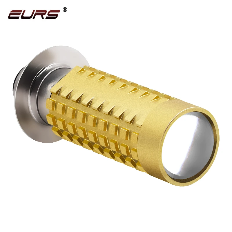 

EURS 2PCS H6 Led Headlight H6M PX15D Motorcycle 15W 1000LM Motorbike Headlight Fog Light Bulb Super bright white yellow