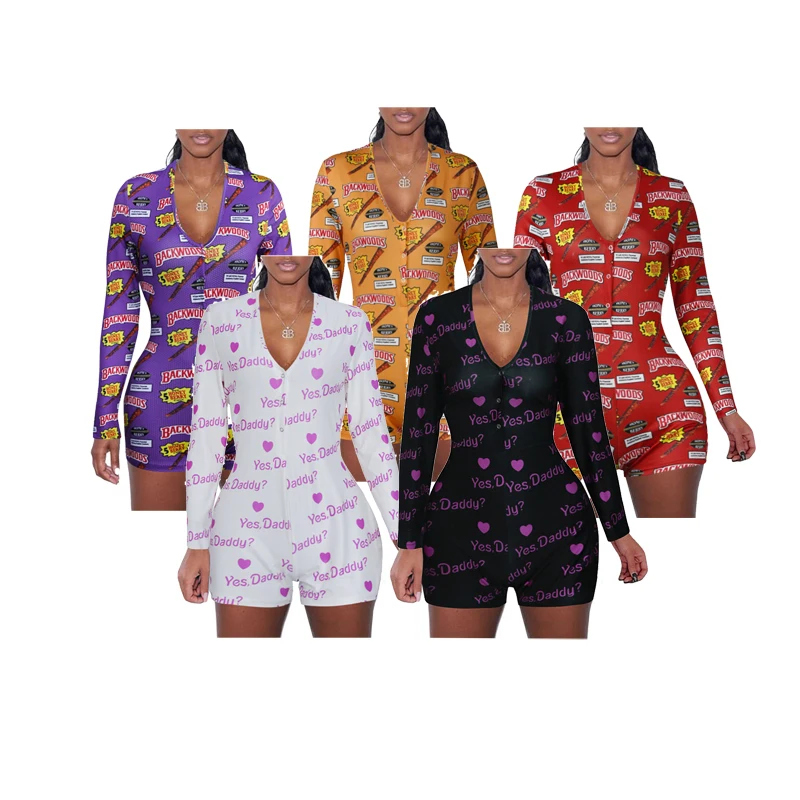 

YES DADDY backwoods sleeping wear pijamas women onesie adult, Customized color