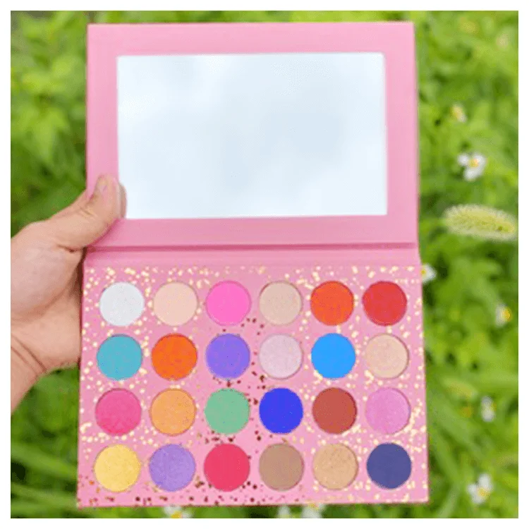 Vender 24 Colors High Pigment Eye Shadows Girl Professional Eye Makeup Matte Pink Eyeshadow Palette