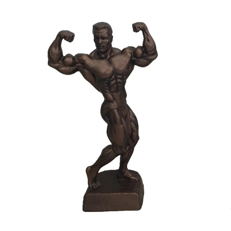 Male Bodybuilding Trophy Statue For World Association Federation