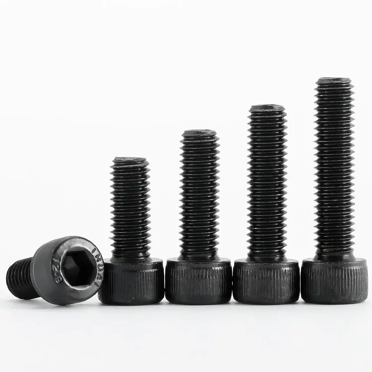 

12.9 Grade Alloy Steel Oxide Black UNC Screw Cap Head Hexagon Socket Machine Screws 1/4-20 5/16-18 3/8-16