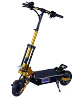 

YUME new arrival powerful 60v 10 inch fat tire dual motor 2000w electric scooter with seat
