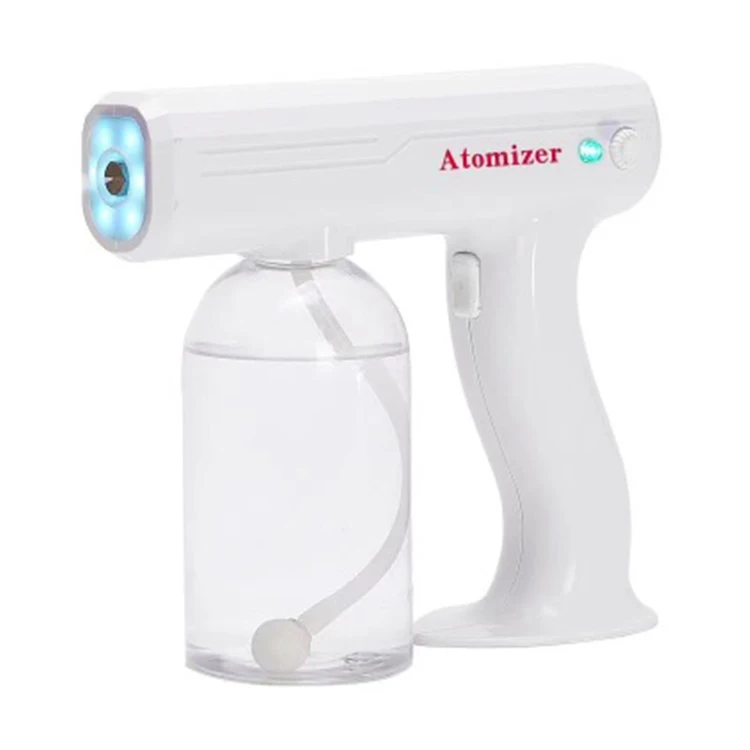 

Battery Electric Uv Water Hand Air Sprayer Wireless Electrostatic Sanitizing Desinfectant Mist Nano Sprayer Gun