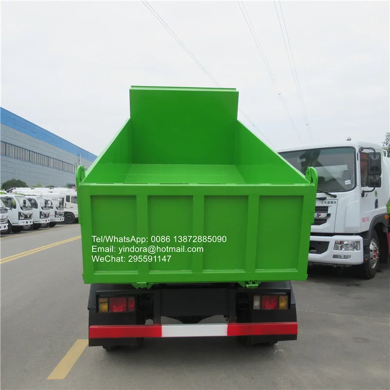 6 Wheel Dump Truck Load Volume Capacity 5 Cubic Meter Forward