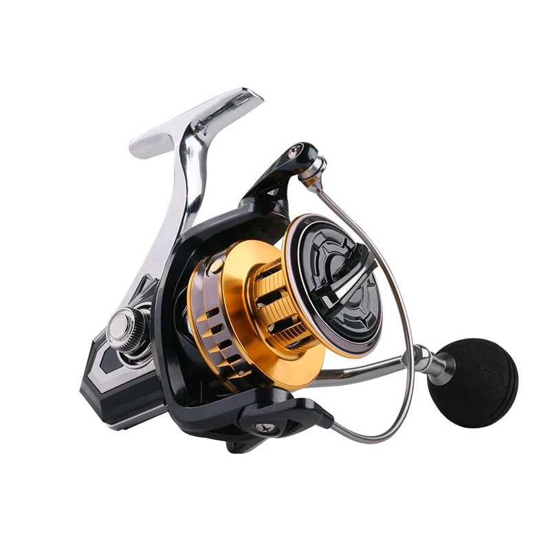 

series Saltwater Spinning fishing Reel saltwater boat reel fishing, Gold+black