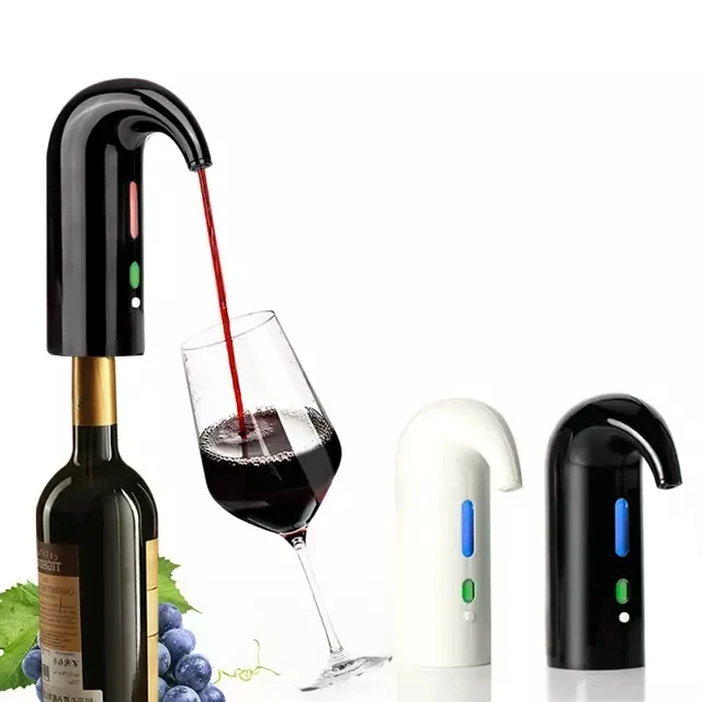 

SUNWAY Electronic Christmas Gift 2020 Bar Accessories Amazon Top Sell Aerator Wine Pump Red Wine Aerator Pourer Automatic