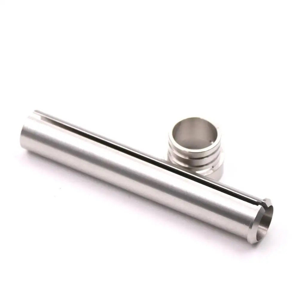 
2020 CNC Machined titanium brass stainless Steel threaded hollow dowel pin 