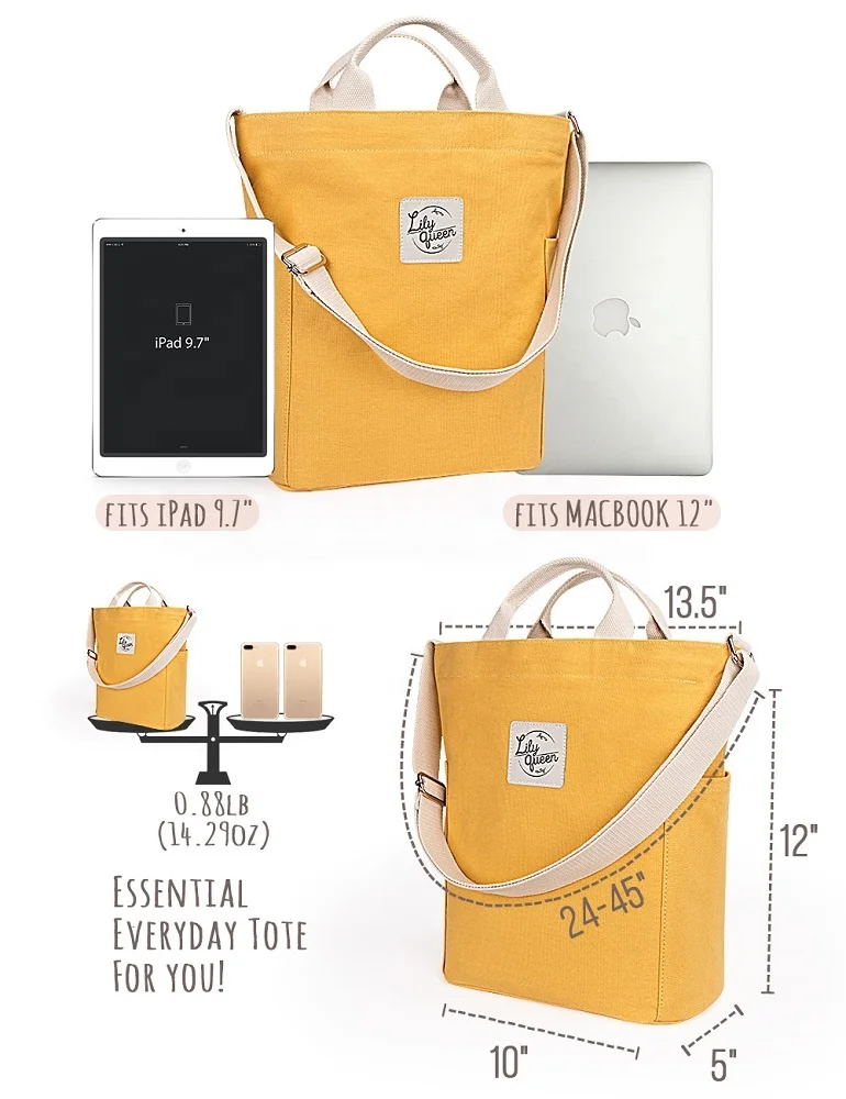 Canvas  cross body bag book 